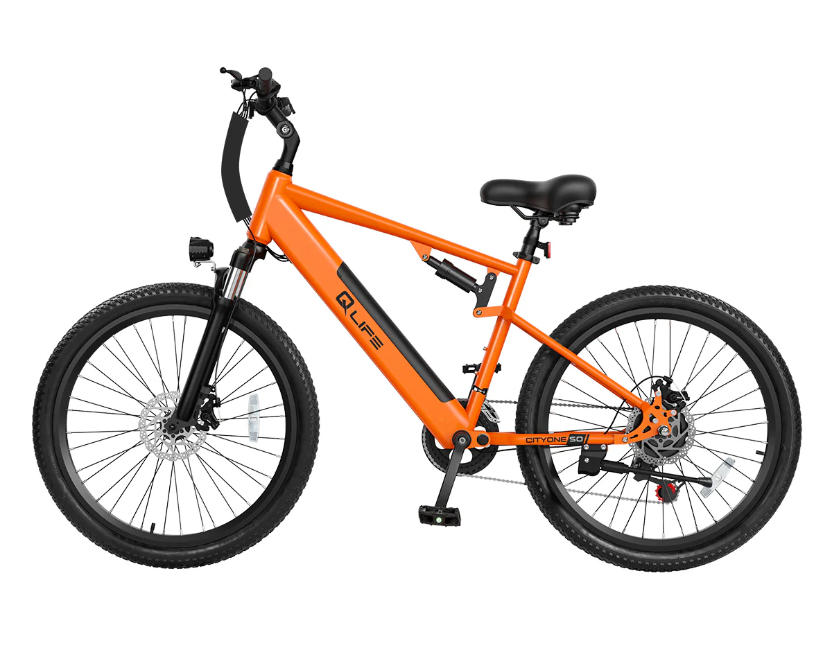 Cityone Step Over Ultra Full Suspension Mountain eBike for Adults - Image 13