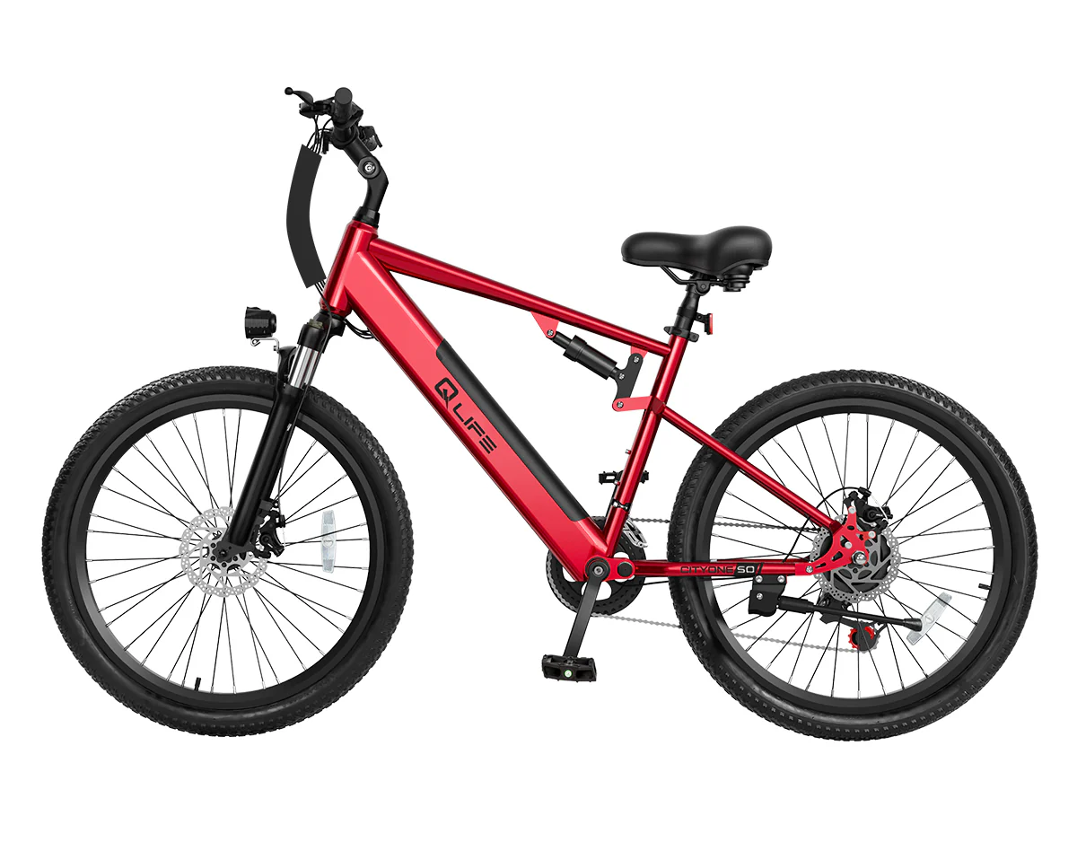 Cityone Step Over Ultra Full Suspension Mountain eBike for Adults - Image 14