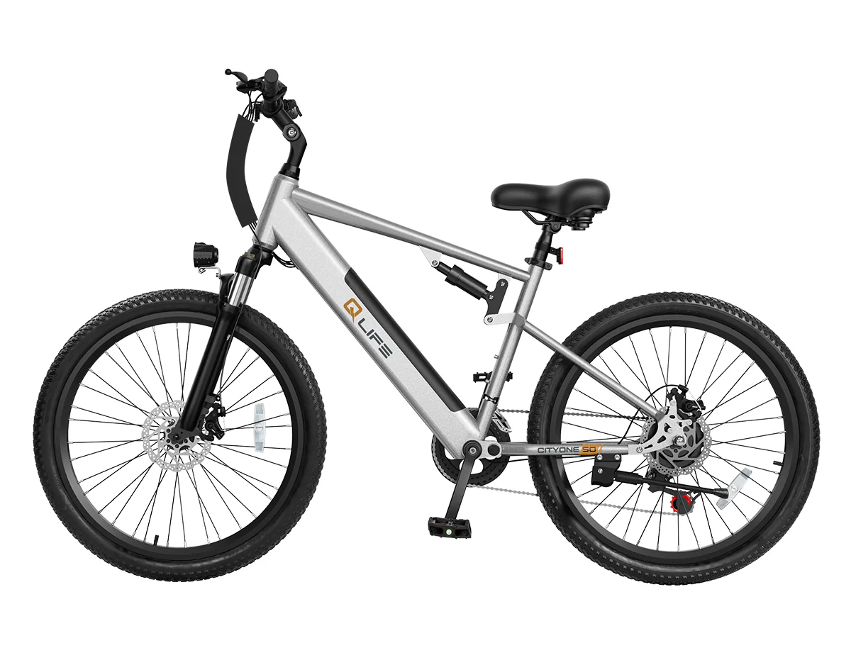 Cityone Step Over Ultra Full Suspension Mountain eBike for Adults - Image 16