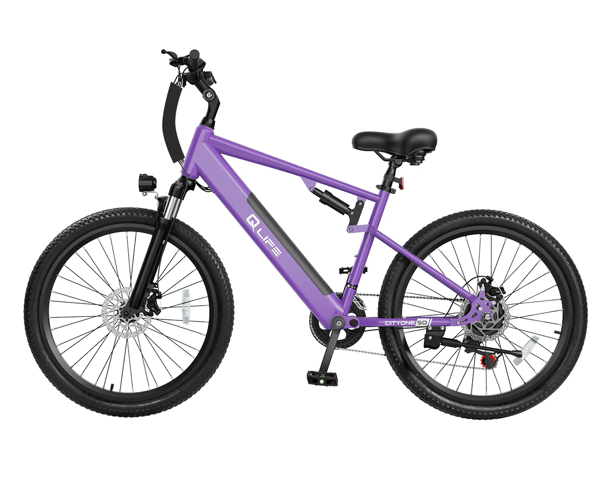 Cityone Step Over Ultra Full Suspension Mountain eBike for Adults - Image 17