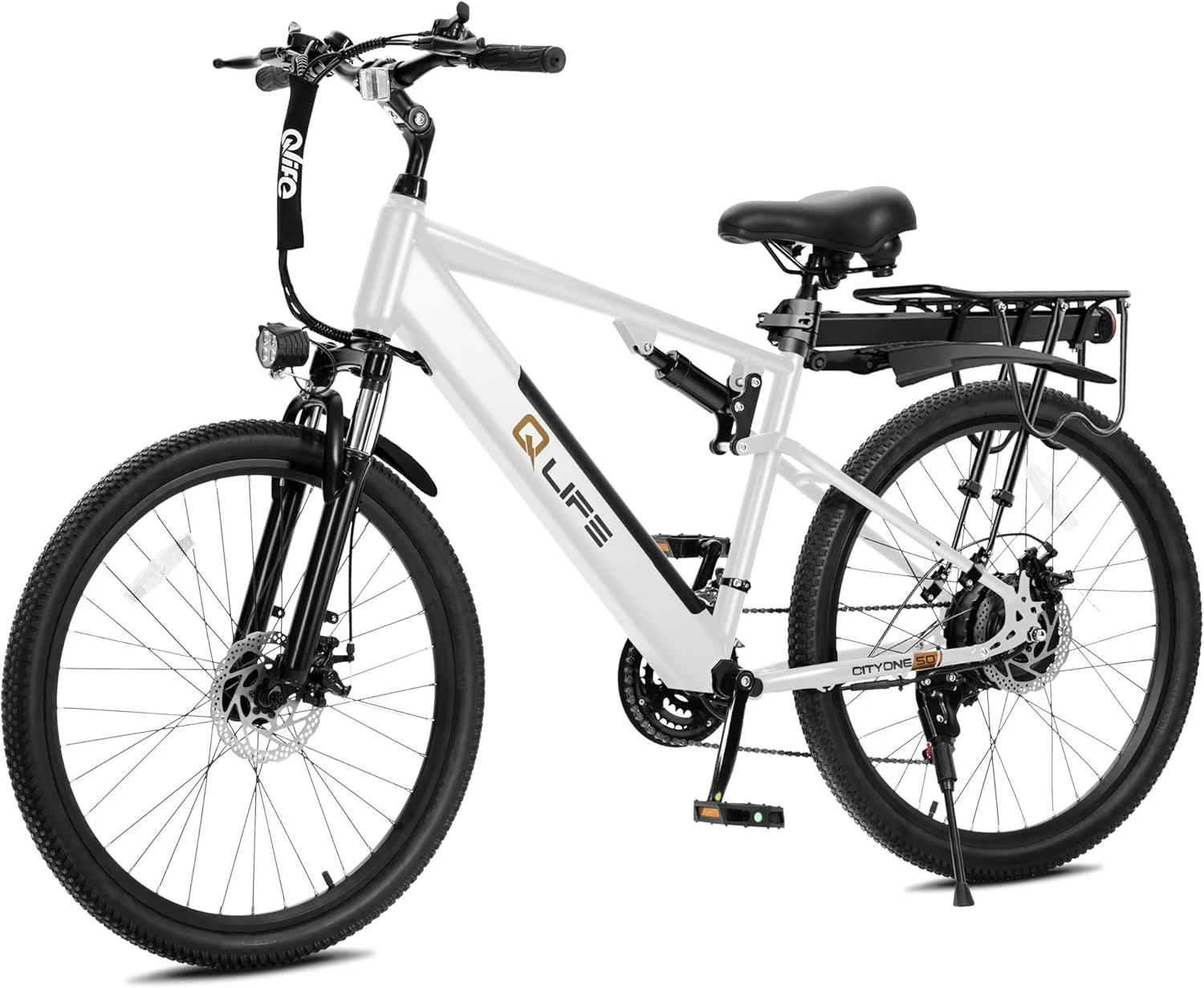 Cityone Step Over Ultra Full Suspension Mountain eBike for Adults - Image 23
