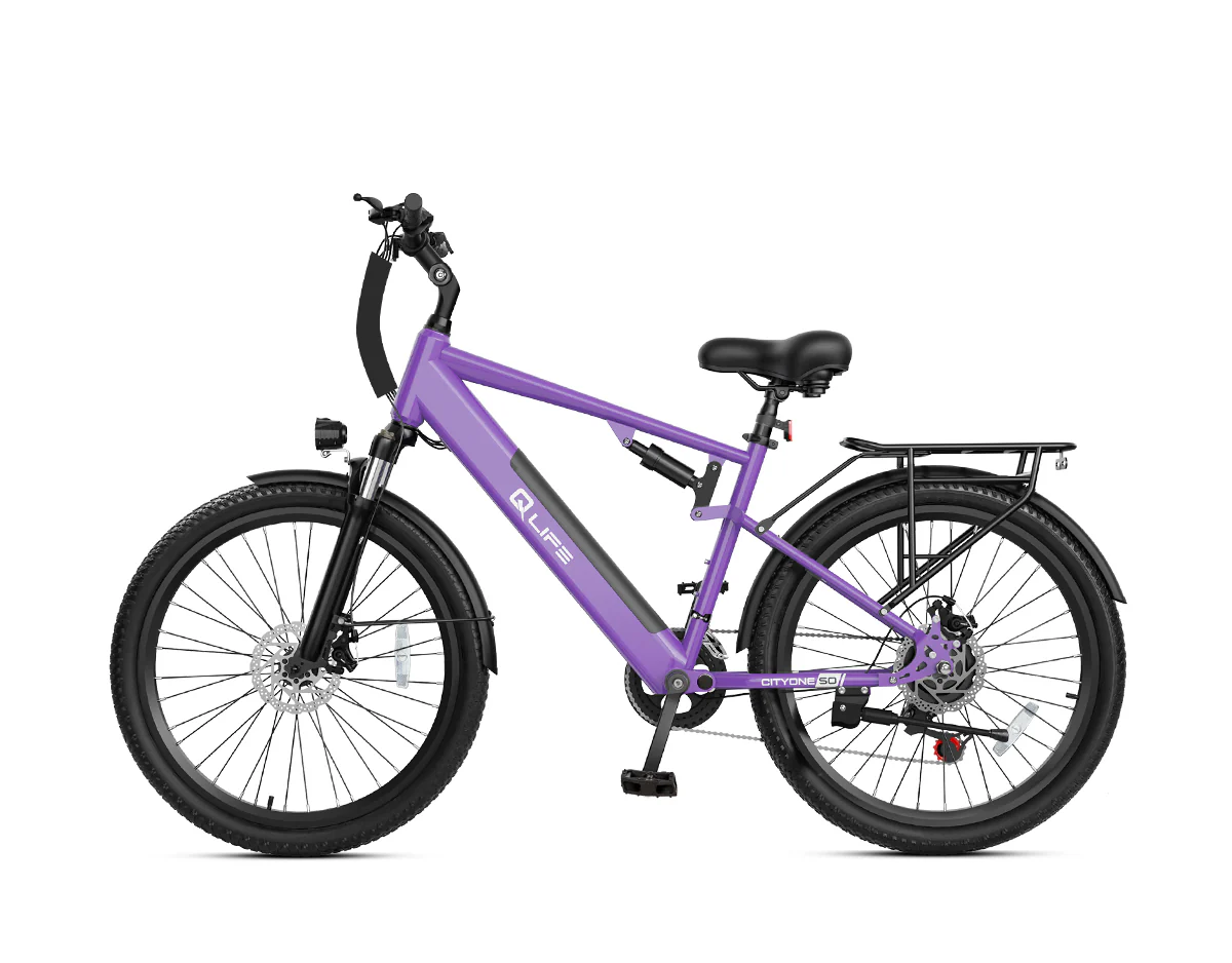 Cityone Step Over Ultra Full Suspension Mountain eBike for Adults - Image 27