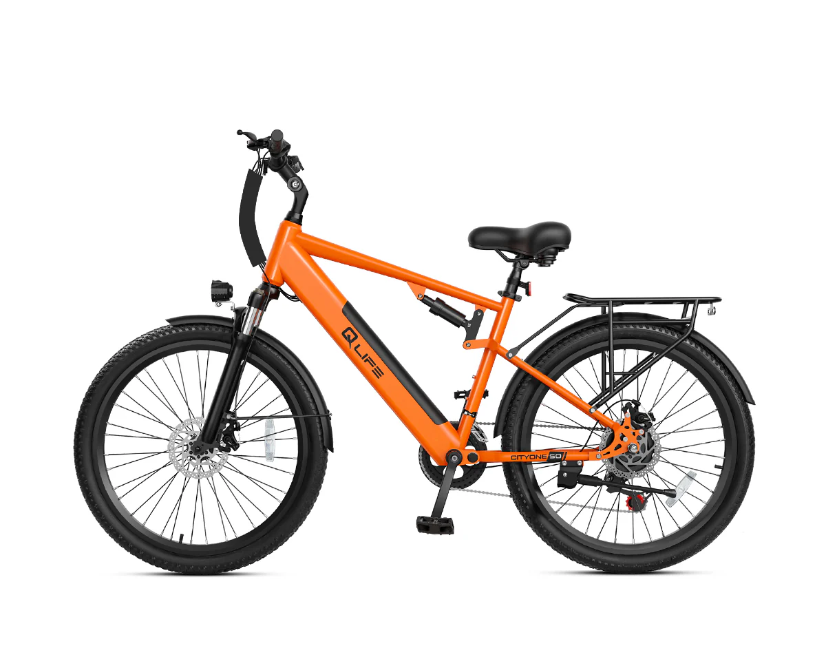 Cityone Step Over Ultra Full Suspension Mountain eBike for Adults - Image 28