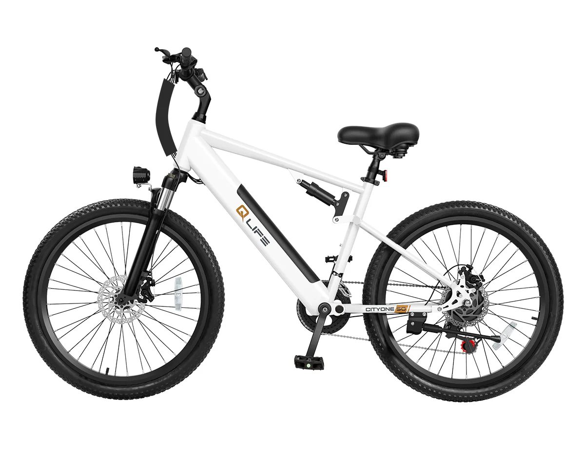 Cityone Step Over Ultra Full Suspension Mountain eBike for Adults - Image 3