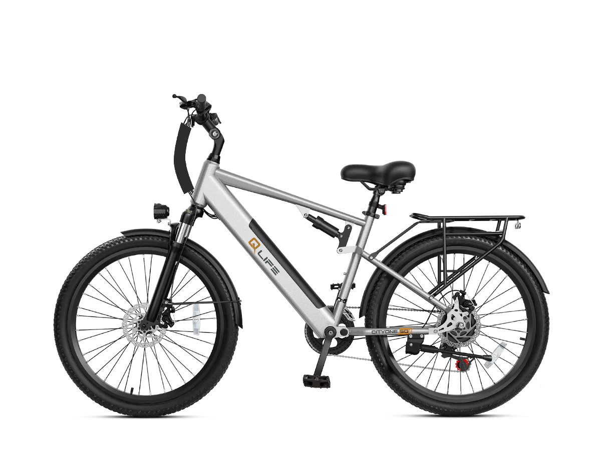 Cityone Step Over Ultra Full Suspension Mountain eBike for Adults - Image 30