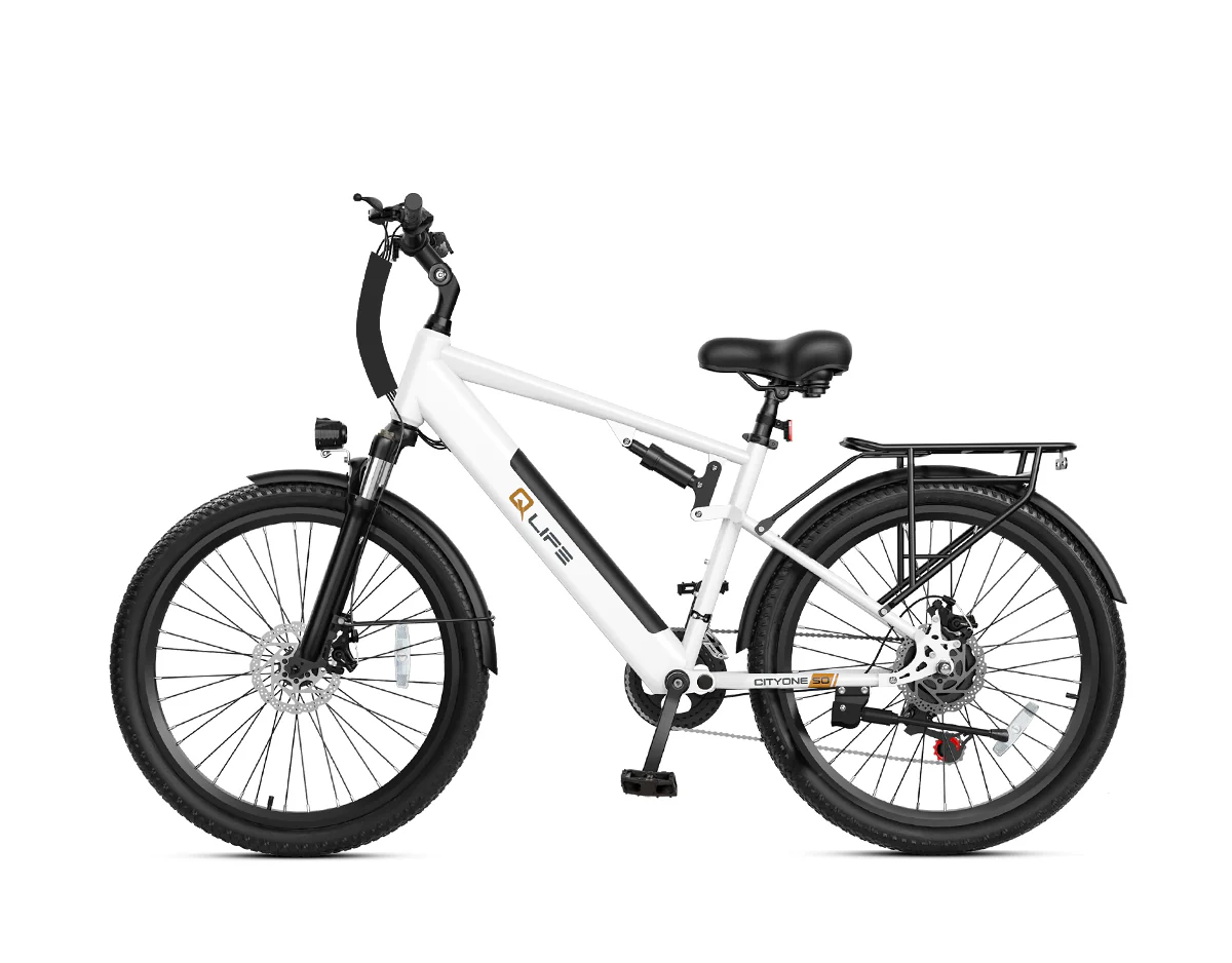 Cityone Step Over Ultra Full Suspension Mountain eBike for Adults - Image 31