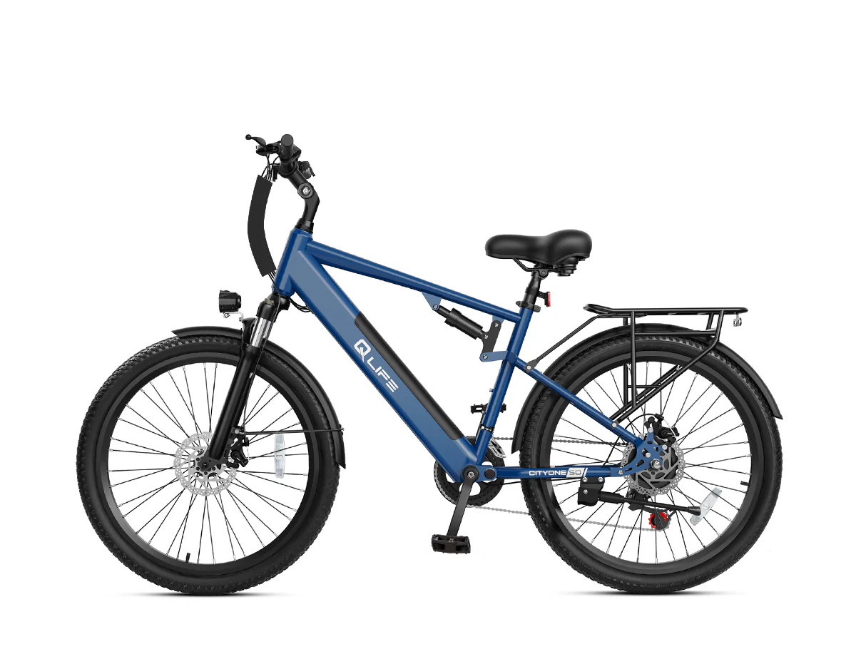 Cityone Step Over Ultra Full Suspension Mountain eBike for Adults - Image 32