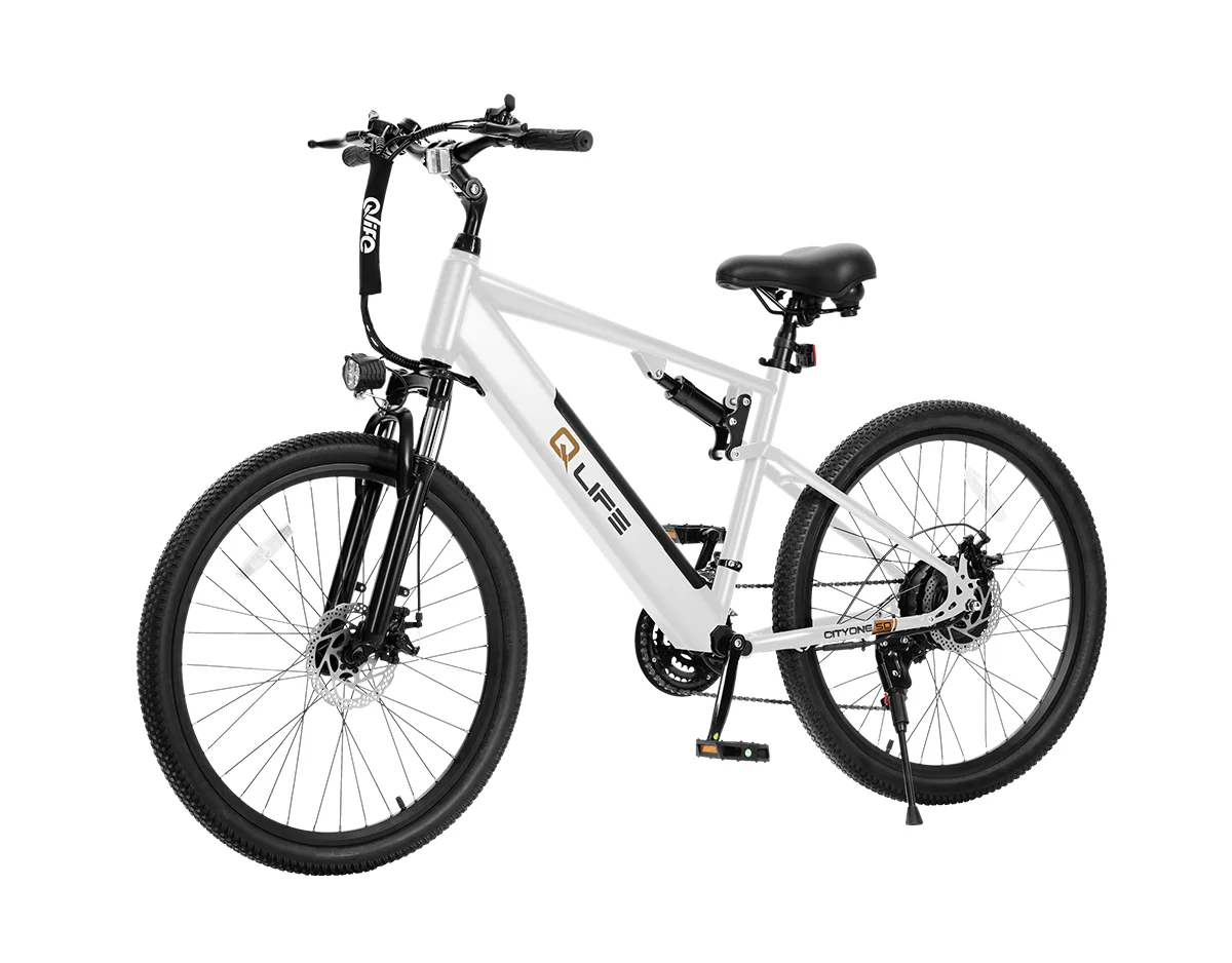 Cityone Step Over Ultra Full Suspension Mountain eBike for Adults - Image 37