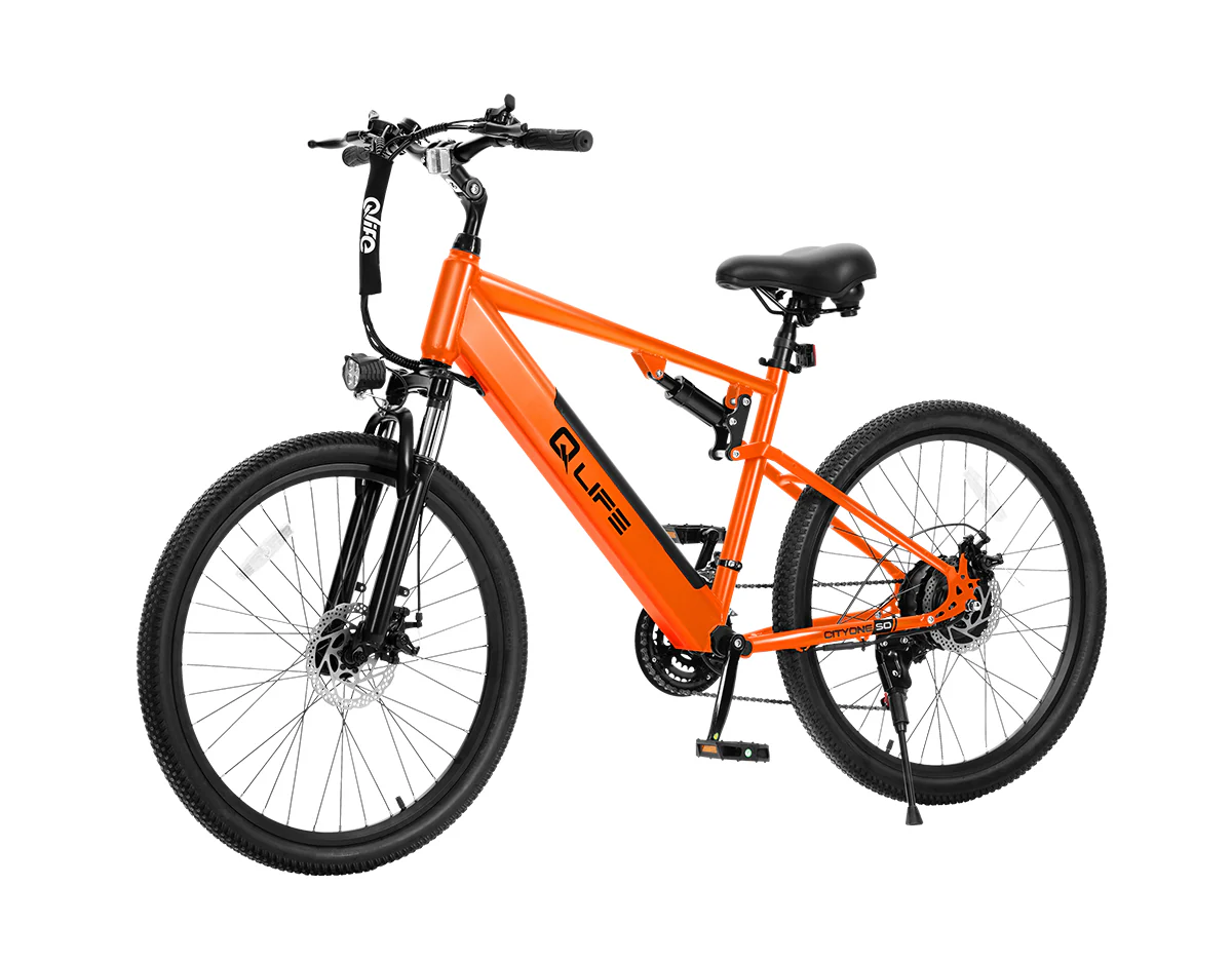 Cityone Step Over Ultra Full Suspension Mountain eBike for Adults - Image 5
