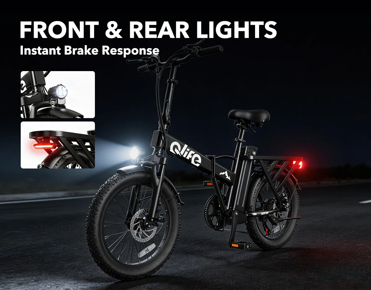 Hunter All-Terrain Folding Electric Bike for Adults - Image 4