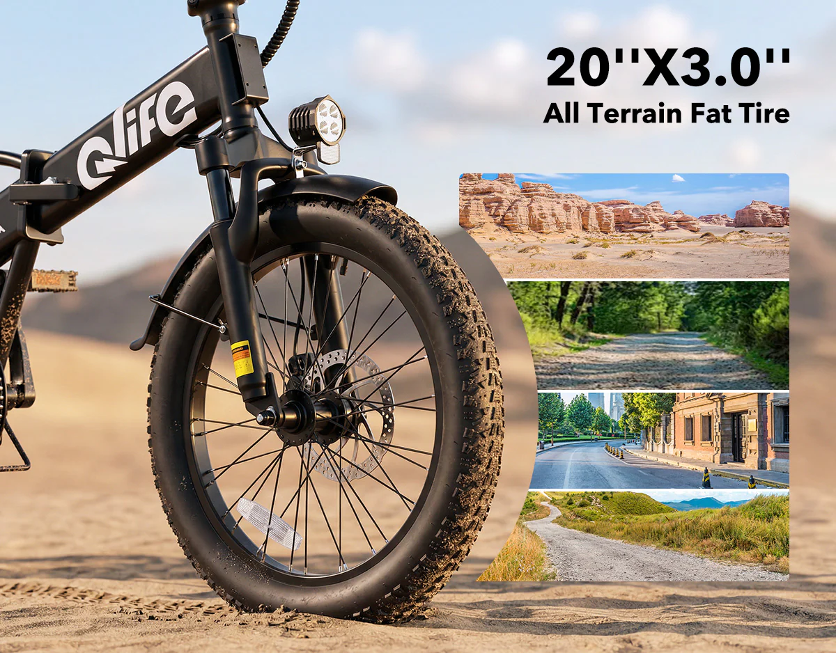 Hunter All-Terrain Folding Electric Bike for Adults - Image 6