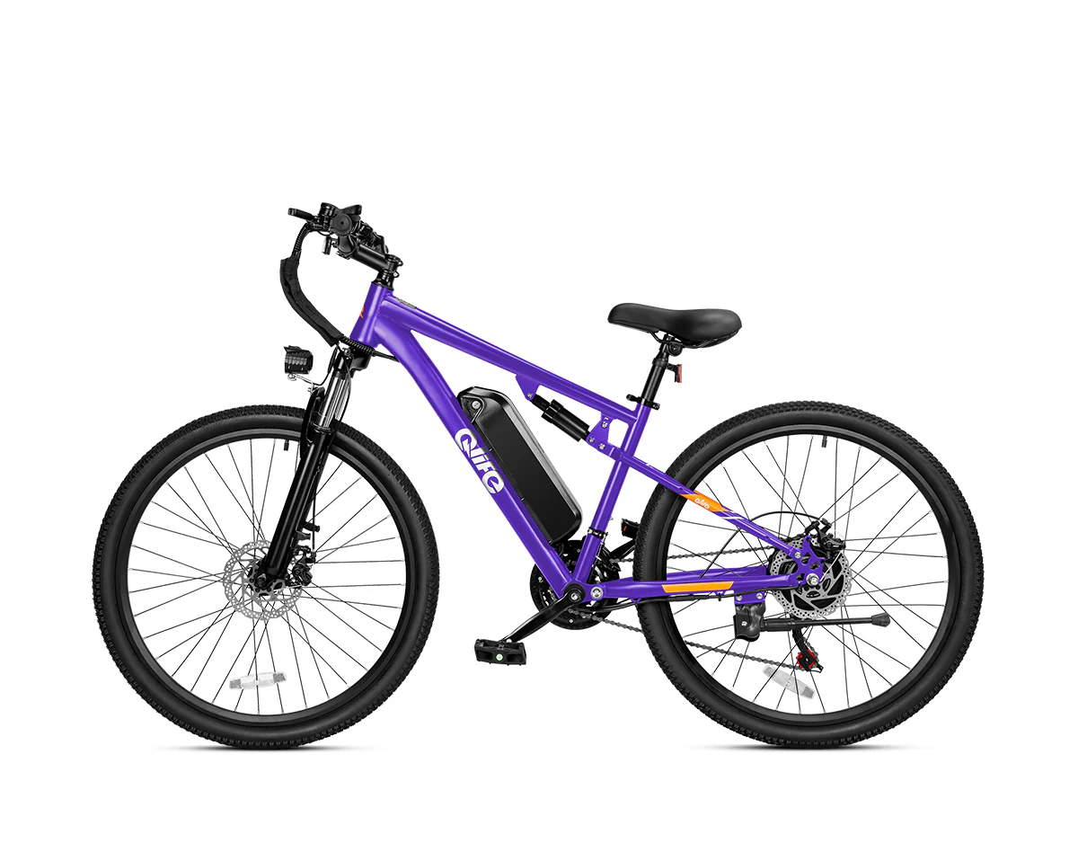Racer Ultra Step-Over Full-Suspension Mountain eBike for Adults - Image 17