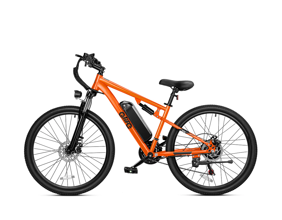 Racer Ultra Step-Over Full-Suspension Mountain eBike for Adults - Image 18