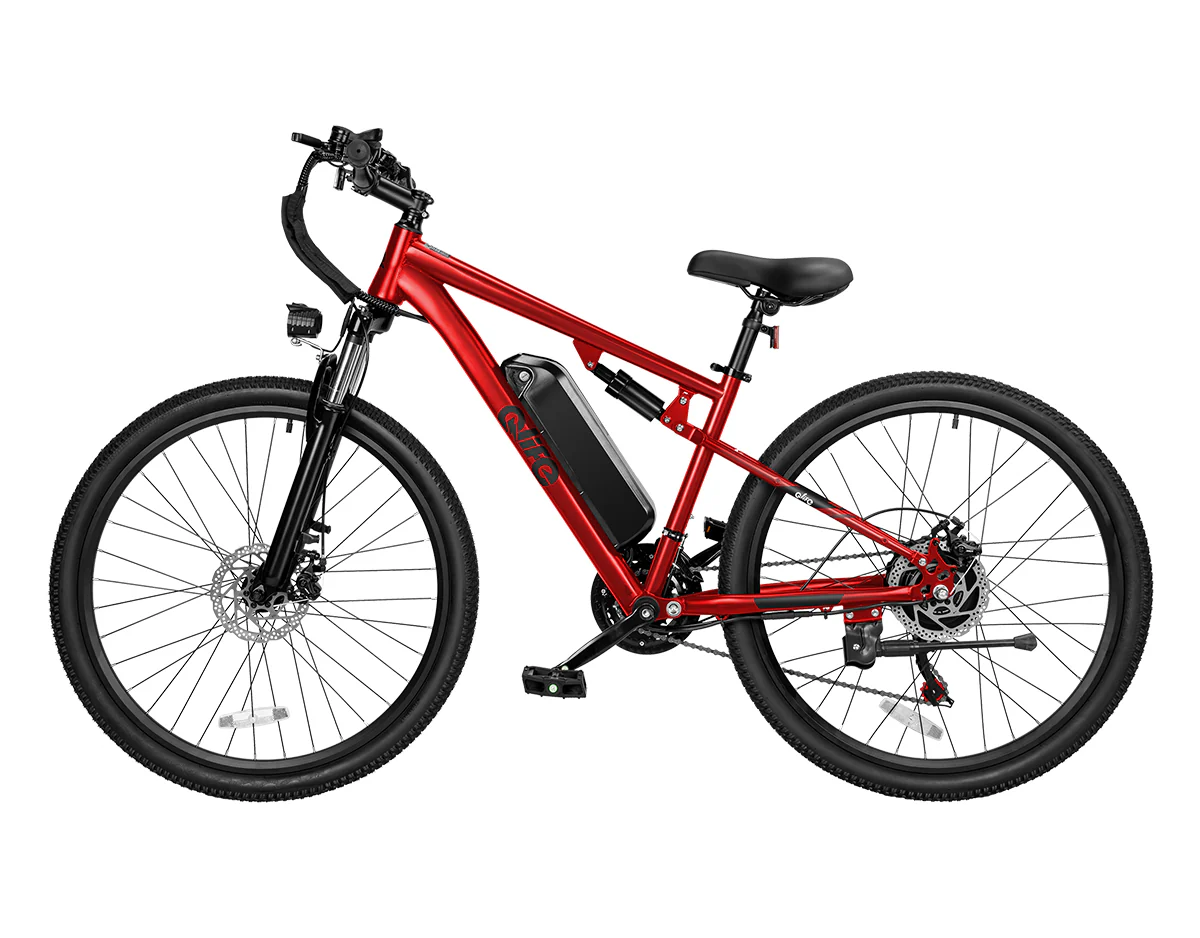 Racer Ultra Step-Over Full-Suspension Mountain eBike for Adults - Image 4