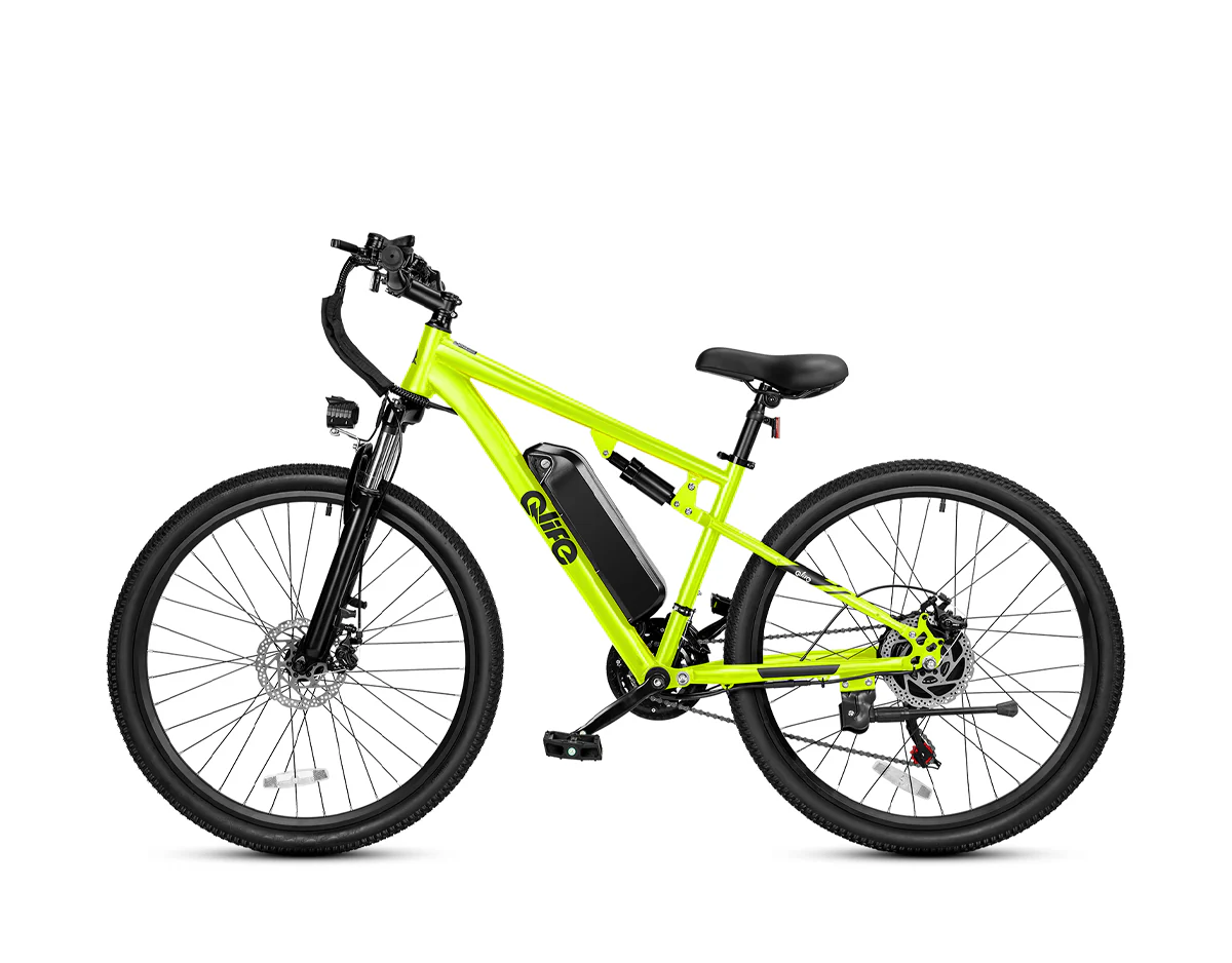 Racer Ultra Step-Over Full-Suspension Mountain eBike for Adults - Image 8