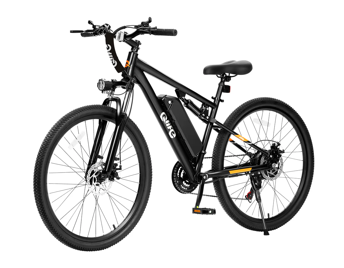 Racer Ultra Step-Over Full-Suspension Mountain eBike for Adults - Image 9