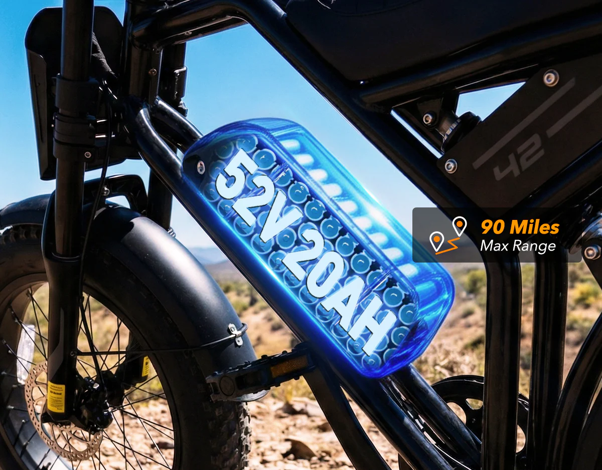 Spark Plus  20x4.0"  Moped-Style  E-Bike - Image 5