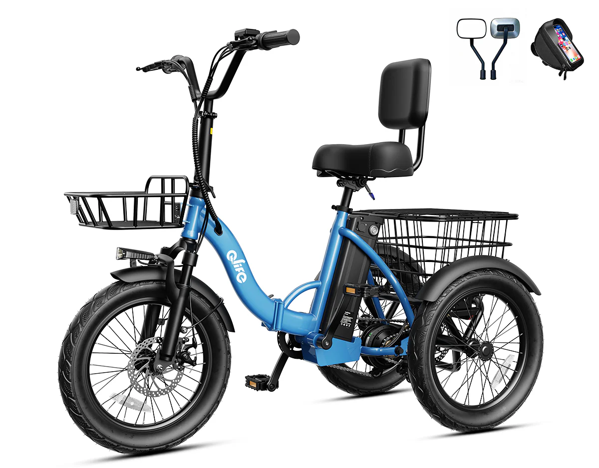 Triker 2.0 Folding 3 Wheels Electric Bike - Image 19