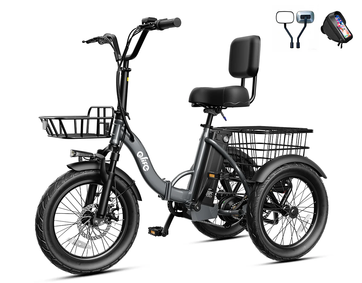 Triker 2.0 Folding 3 Wheels Electric Bike - Image 20