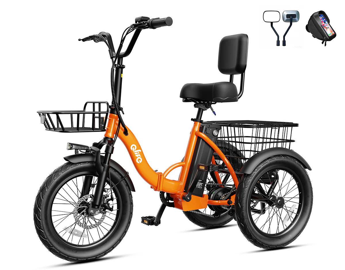 Triker 2.0 Folding 3 Wheels Electric Bike - Image 21