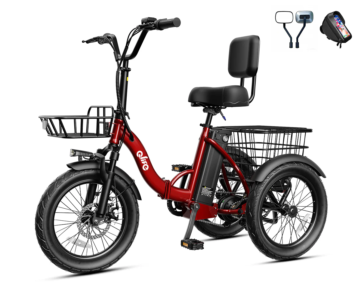 Triker 2.0 Folding 3 Wheels Electric Bike - Image 22