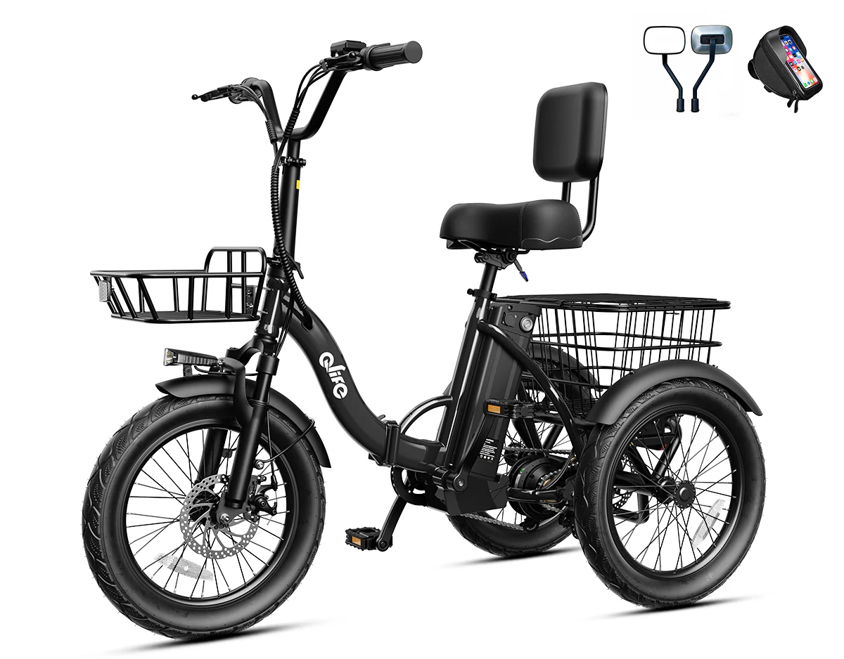 Triker 2.0 Folding 3 Wheels Electric Bike - Image 23