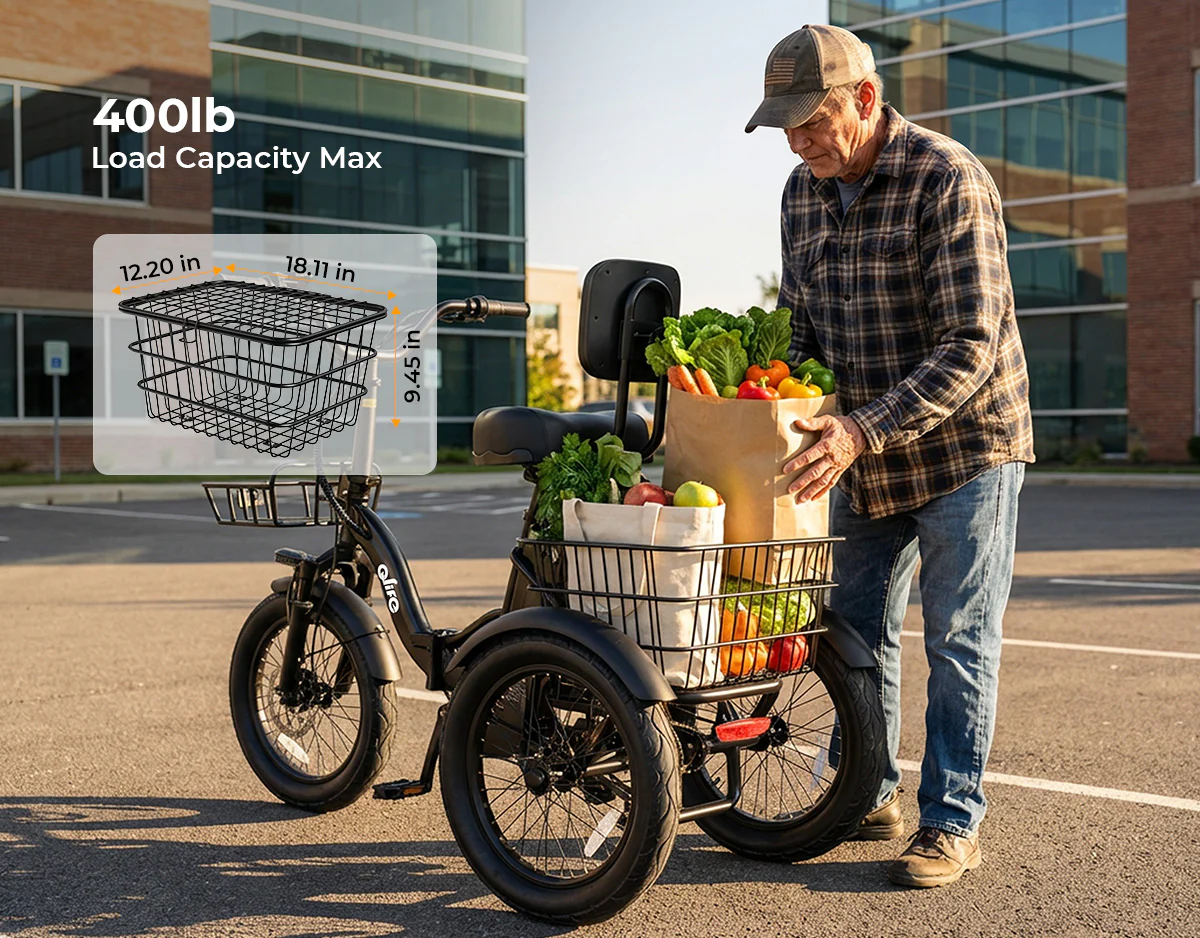 Triker 2.0 Folding 3 Wheels Electric Bike - Image 7