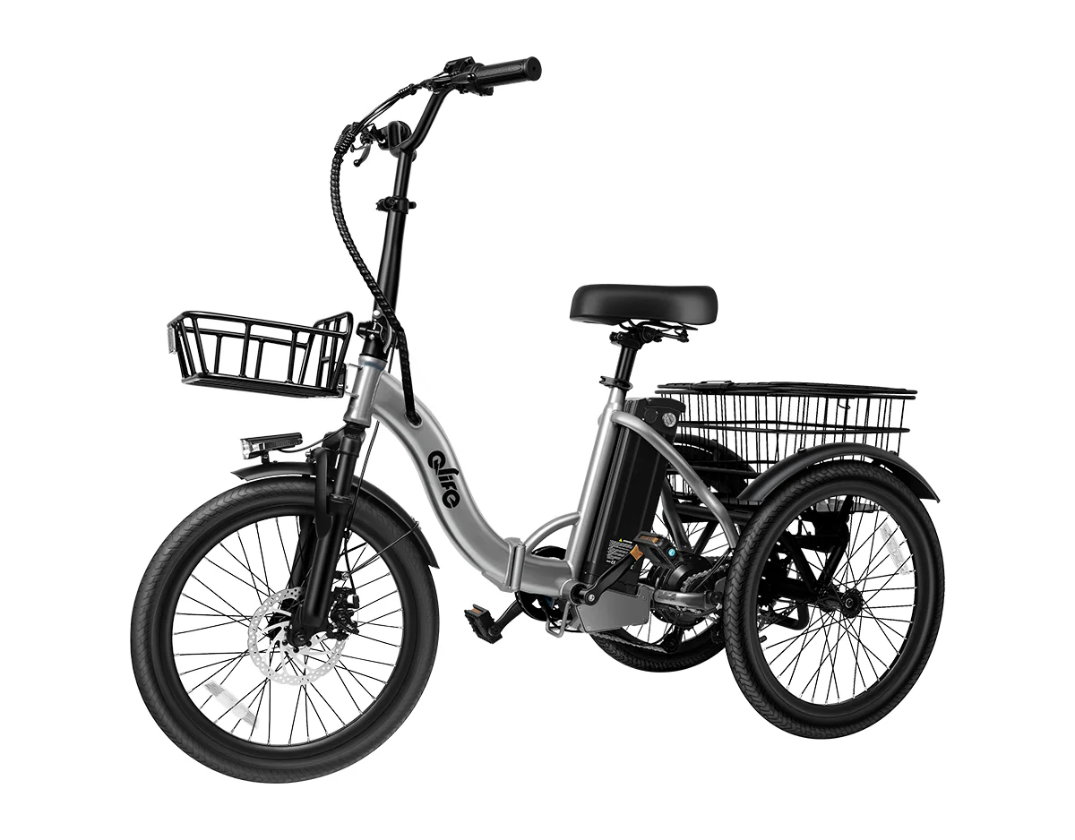Triker Folding 3 Wheels Electric Bike - Image 12
