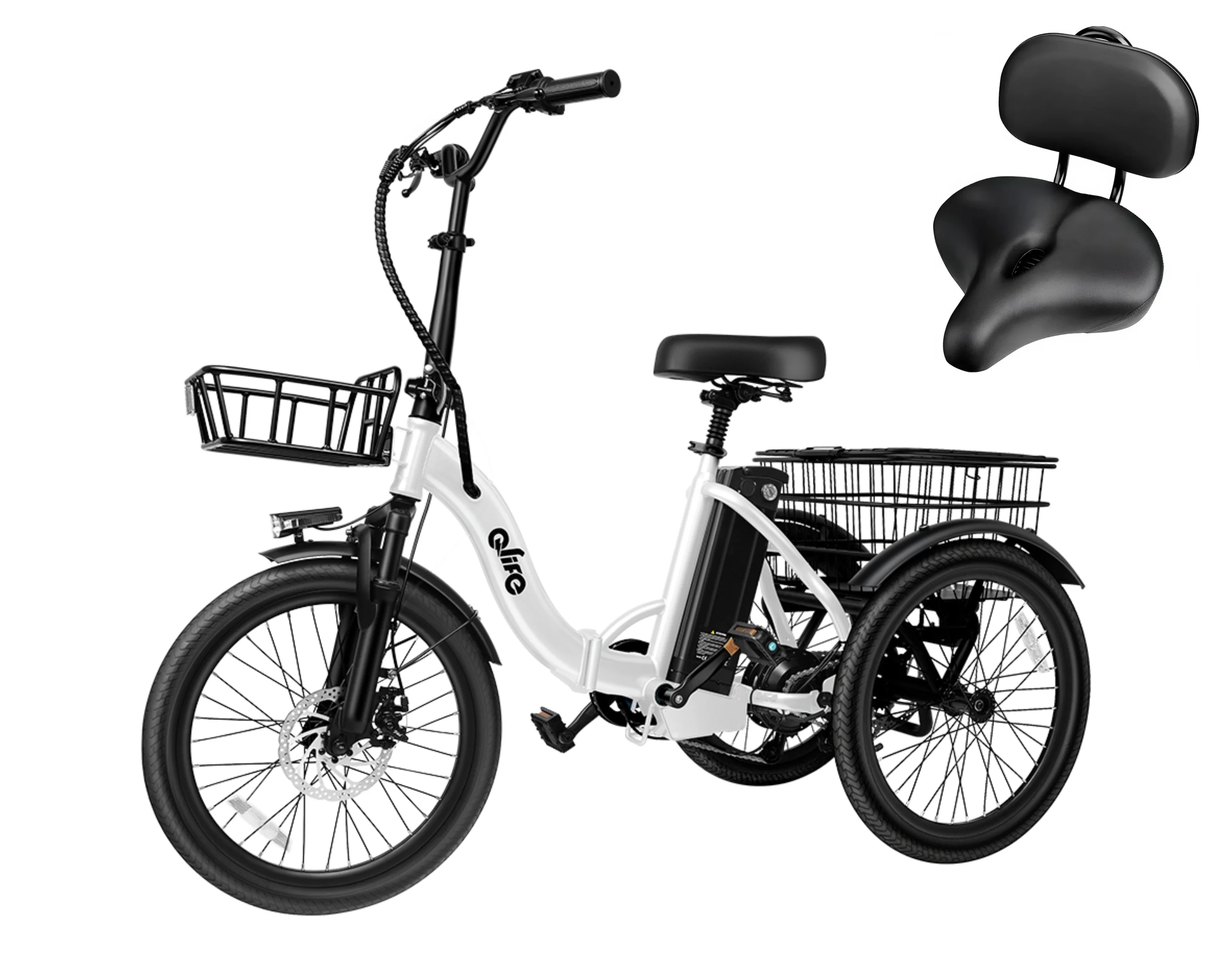 Triker Folding 3 Wheels Electric Bike - Image 18