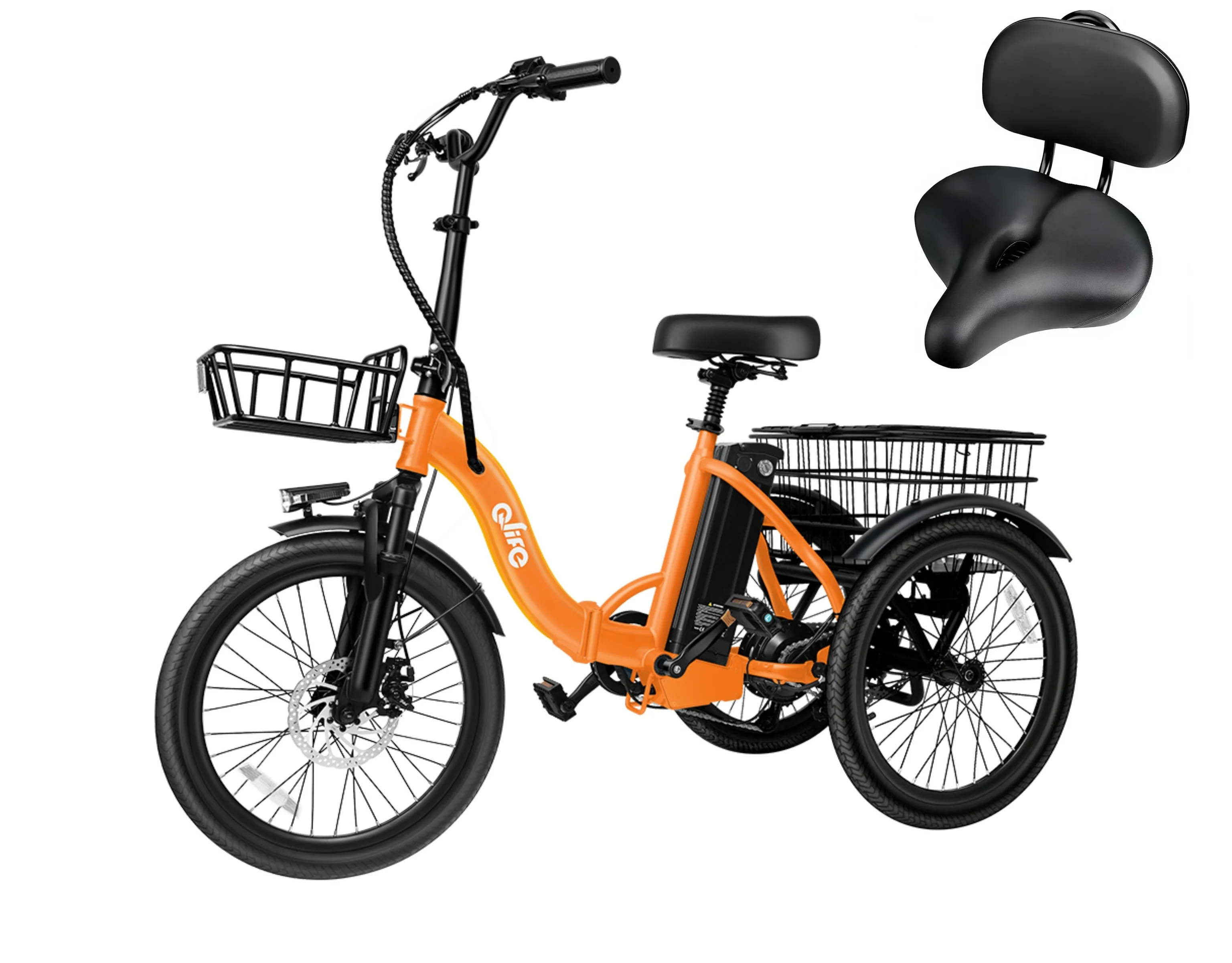Triker Folding 3 Wheels Electric Bike - Image 24