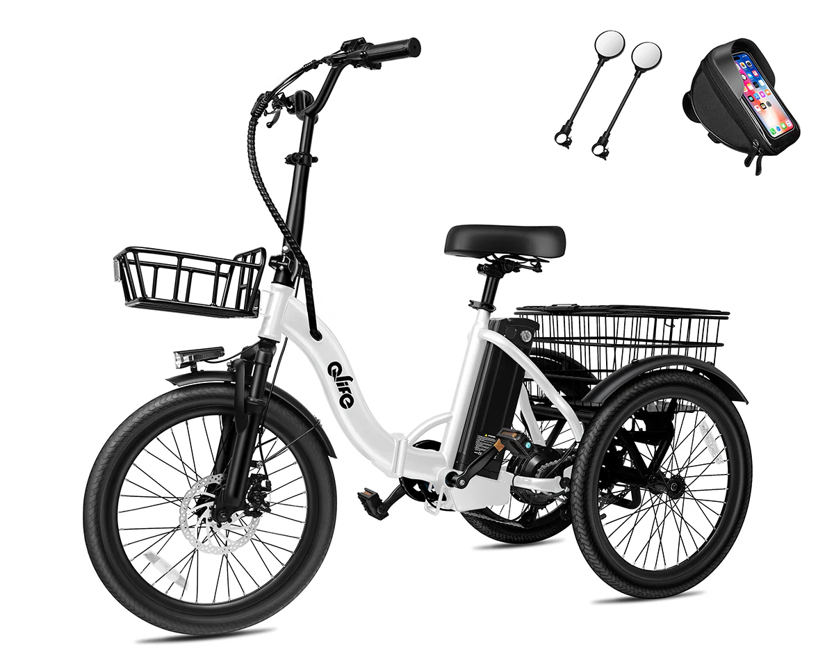Triker Folding 3 Wheels Electric Bike - Image 29