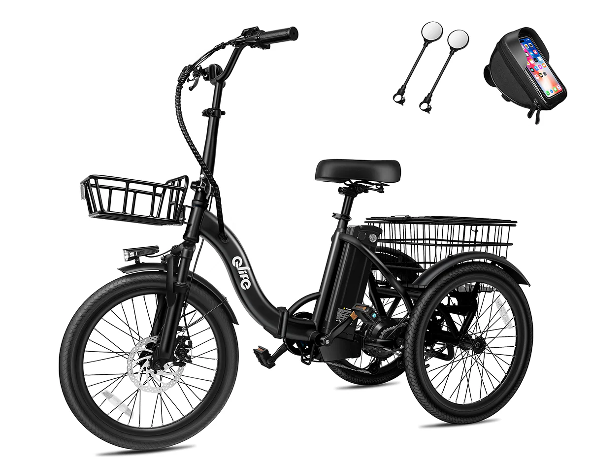 Triker Folding 3 Wheels Electric Bike - Image 31