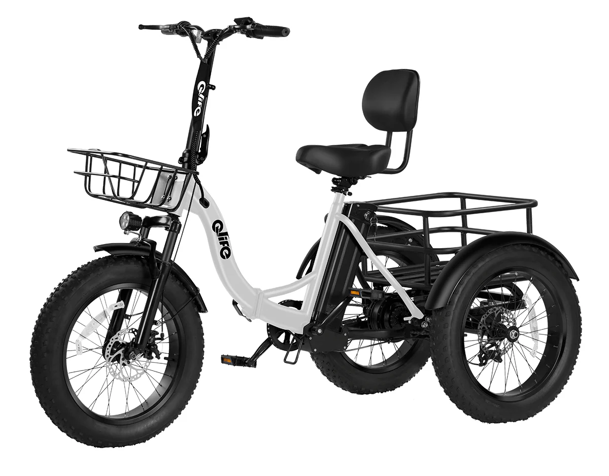 Triker Plus Folding 3 Wheels Electric Bike - Image 10