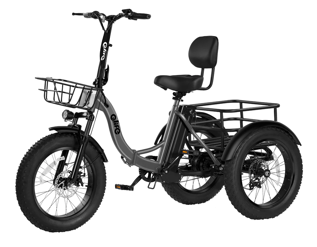 Triker Plus Folding 3 Wheels Electric Bike - Image 9